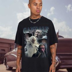 Gandalf Shirt Vintage Gandalf Shirt Gandalf Homage Shirt Gandalf Bootleg Shirt Lord of The Rings Shirt LOTR Shirt