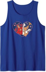 disney valentine's emperor's new groove kronk angel & devil tank top