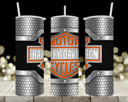 harley davidson- 20 oz skinny tumbler wrap - sublimation design - png file