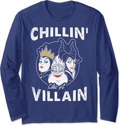 disney villains chillin' like a villain group shot long sleeve