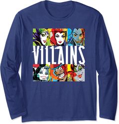 disney villains ultimate mashup long sleeve