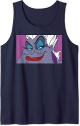 disney villains ursula comic panel tank top