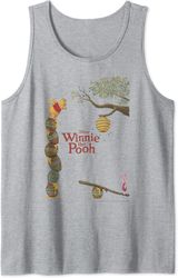 disney winnie the pooh & piglet honey pot stack tank top