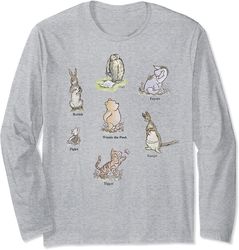 disney winnie the pooh classic group shot long sleeve