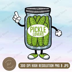 pickle lovers png file, vintage canned pickles, pickle jar, pickle png, canning, canned pickles, pickle lovers png