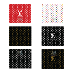 Seamless Luis viton Pattern Full Wrap Cup LV tumbler template brand logo