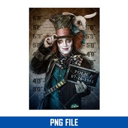 mad hatter png, horror movie png, halloween horror png, scary horror png, halloween png digital file