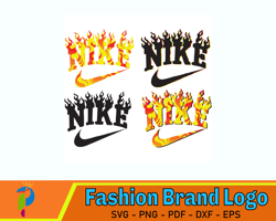 nike logo bundle layered svg, nike air cricut file, cut files, nike digital vector file, swoosh digital download, decor