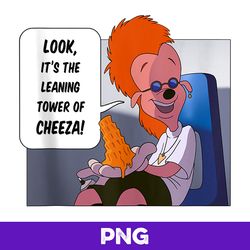 disney a goofy movie the leaning tower of cheeza v3, png design, png instant download now