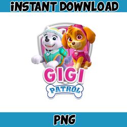 paw patrol png, paw patrol birthday, paw patrol png, paw patrol shirt, chase png, characters png, paw patrol cricut