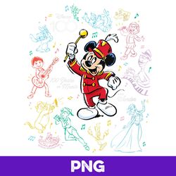 disney 100 years of music and wonder mickeyu2019s music d100 v2, png design, png instant download now