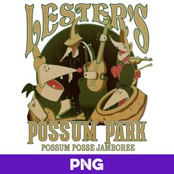 disney a goofy movie lester's possum park v1, png design, png instant download now