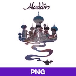 disney aladdin genie lamp agrabah fill poster v1, png design, png instant download now
