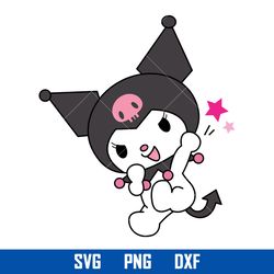 kuromi svg, hello kitty svg, kawaii kitty cat svg, svg, cartoon svg, png dxf eps, hk19052307