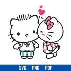 hello kitty and dear daniel svg, kawaii kitty cat svg, hello kitty cricut svg, cartoon svg, png pdf, hk19052322