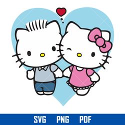 hello kitty and dear daniel love heart svg, kawaii kitty cat svg, hello kitty cricut svg, cartoon svg,png pdf hk19052324