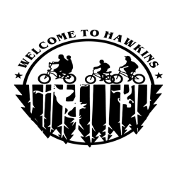 welcome to hawkins svg, tranger things 4 logo svg