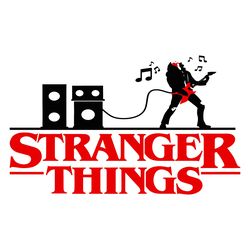 stranger things rocker svg, stranger things logo svg file