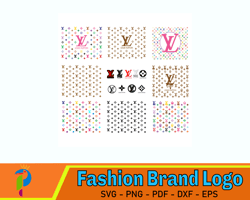 louis vuitton svg, lv bundle, brand logo svg, fashion brand svg, instant download,big bundle famous brand logo svg, bran