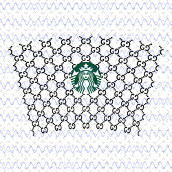 Gucci Full Wrap For Starbucks Cup Svg, Trending Svg, Gucci Starbucks Cup, Gucci Starbucks Svg, Starbucks Wrap Svg, Gucci