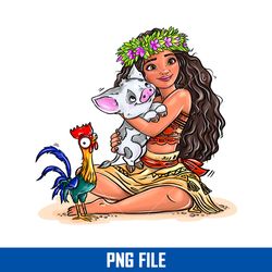 moana png, moana disney princess png, disney princess png digital file