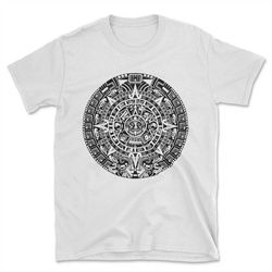 aztec t shirts,aztec symbol,aztec t shirt,aztec culture,mexican t shirt,mexican shirt,unisex softstyle t-shirt