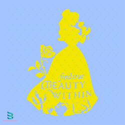 beauty and beast svg, disney svg, disney princess svg, princess svg