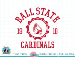 ball state cardinals stamp logo officially licensed black png