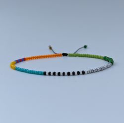 beaded men's bracelet