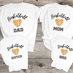 basketball family shirt, game day shirts for family, family shirts for basketball game, basketball dad shirt, basketball