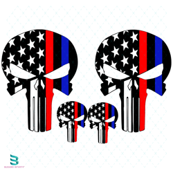 skull american flag bundle svg, independence svg, skull svg, american flag svg