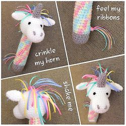 unicorn rattle crochet pattern