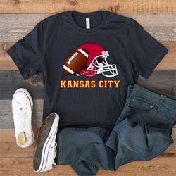 kansas city football shirt , chiefs shirt, kansas city , helmet, vintage style kansas city football ,kansas city shirt ,