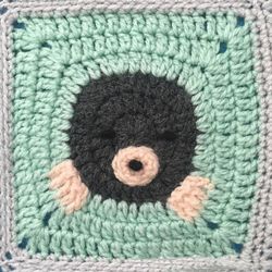 mole granny square crochet pattern