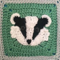 badger granny square crochet pattern