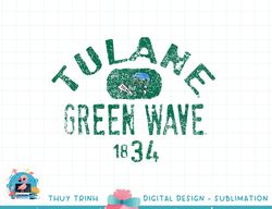 tulane green wave 1834 vintage logo png