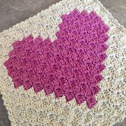 love-ly washcloth crochet pattern