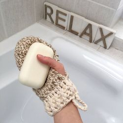 exfoliating mitten crochet pattern