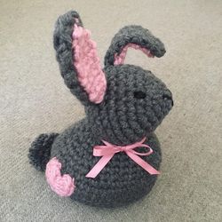 bunny doorstop crochet pattern