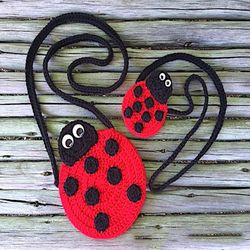 ladybug purse crochet pattern