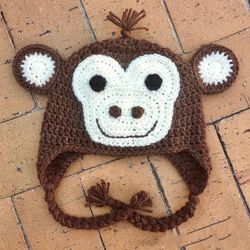 monkey beanie crochet pattern