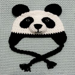 panda beanie crochet pattern