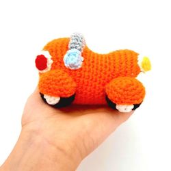 crochet pattern little car by ternura amigurumi english / espanol