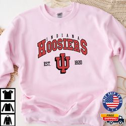 NCAA Indiana Hoosiers Est. Crewneck, NCAA Indiana Hoosiers Shirt, NCAA Indiana Hoosiers Hoodies, Unisex T Shirt