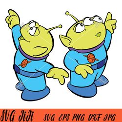 little green aliens toy story svg, toy story ailens svg, disney ailens svg