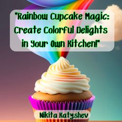 kids pdf book : "rainbow cupcake magic: create colorful delights in your own kitchen!"