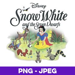 disney snow white animal friends title logo v2