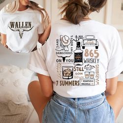 wallen western tshirt, retro wallen western tshirt, vintage wallen shirt, cowboy girl shirt, country music shirt, wallen