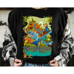 Disney Splash Mountain Characters Vintage Caroon Shirt, Magic Kingdom WDW Holiday Unisex T-shirt Family Birthday Gift Ad