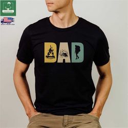Retro Dad Camping Shirt, Fathers Day T-shirt, Dad Camper Sweatshirt, Adventure Tee for Dad, Camp Life Dad Shirt, Camping
